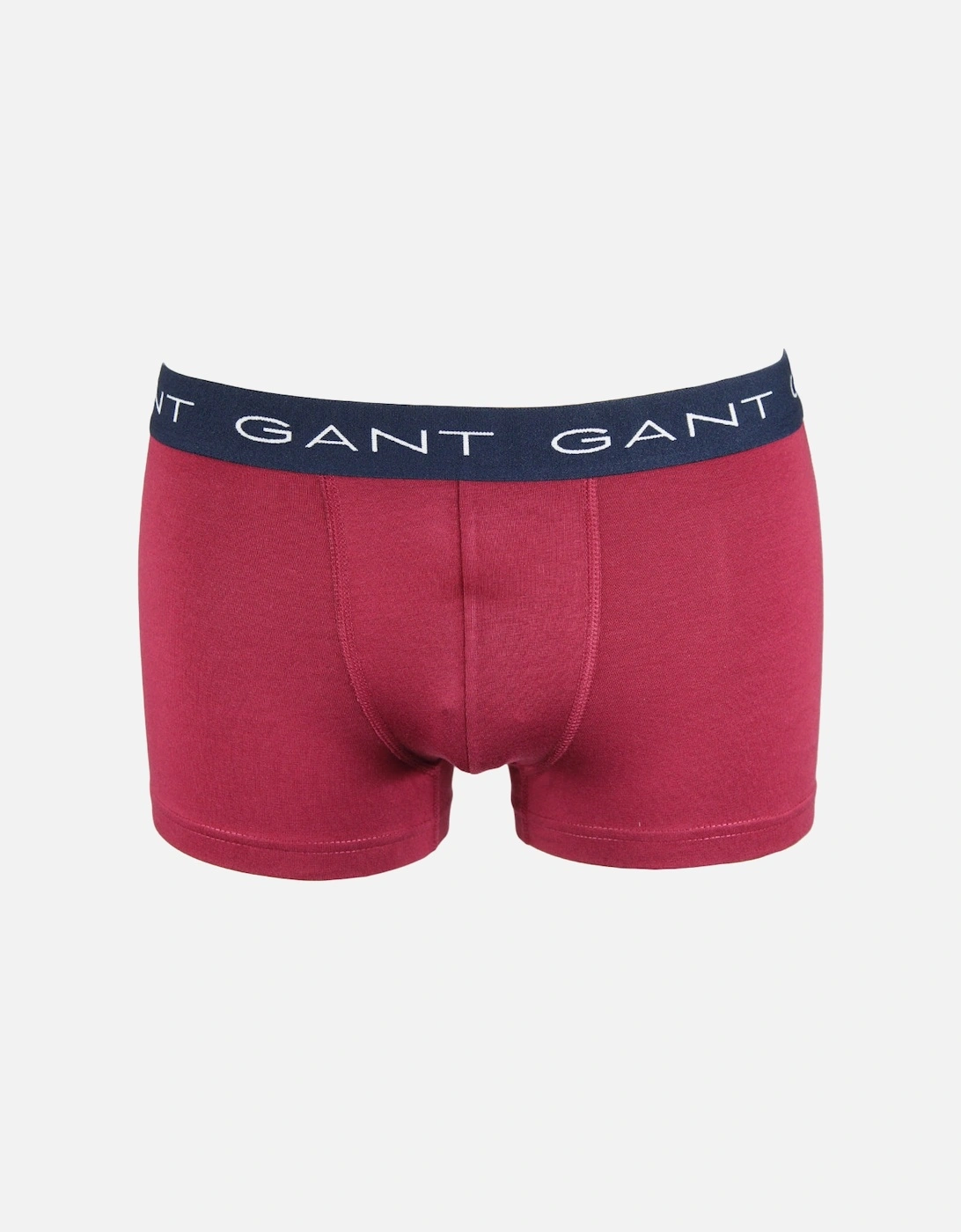 5-Pack Logo Waistband Boxer Trunks, Rich Wine