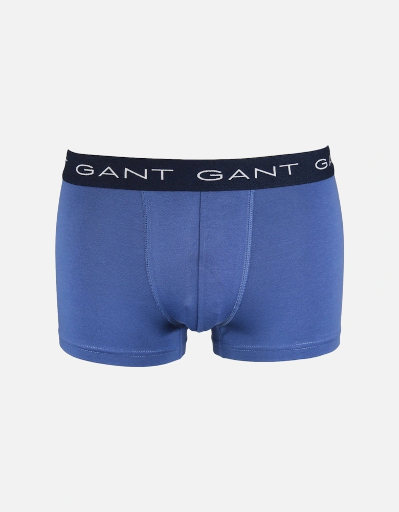 5-Pack Logo Waistband Boxer Trunks, Rich Wine