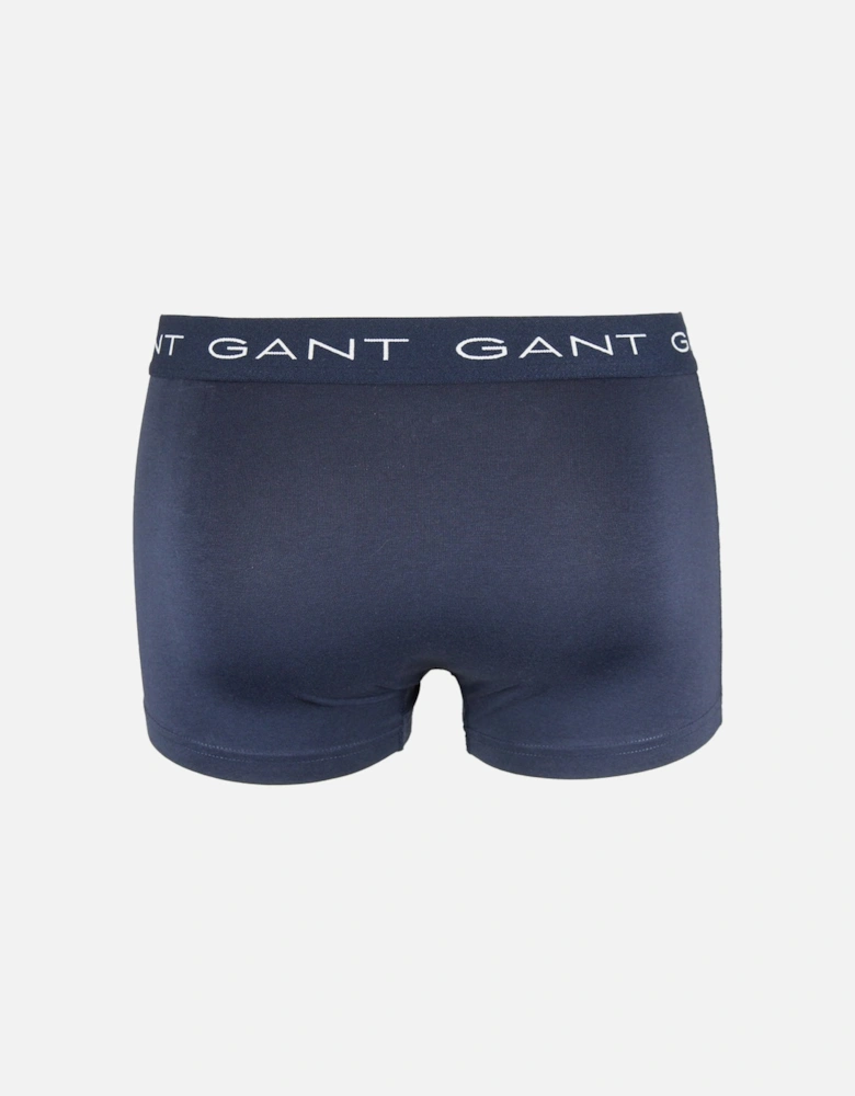 5-Pack Logo Waistband Boxer Trunks, Rich Wine