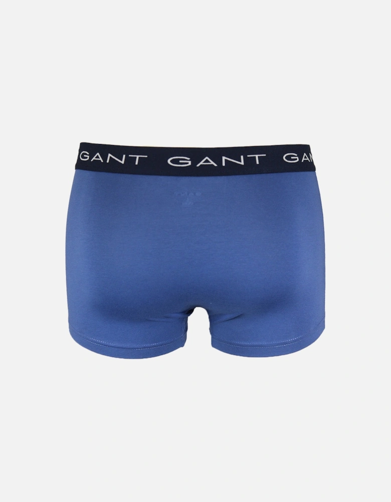 5-Pack Logo Waistband Boxer Trunks, Rich Wine