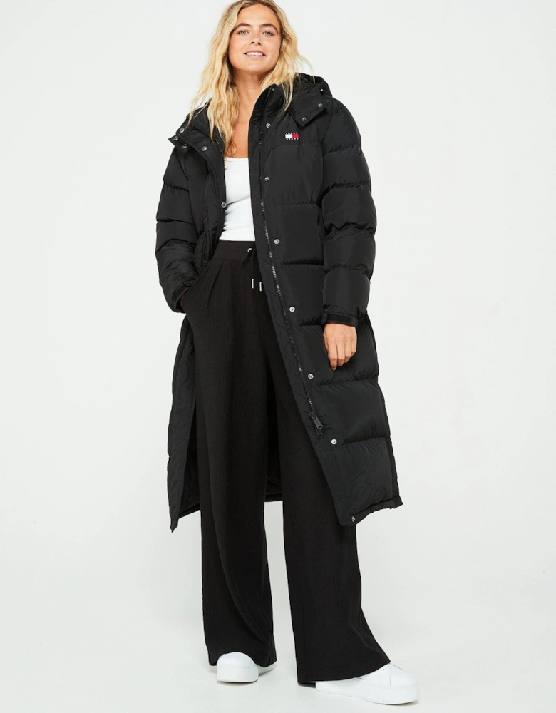 Alaska Long Padded Coat - Black