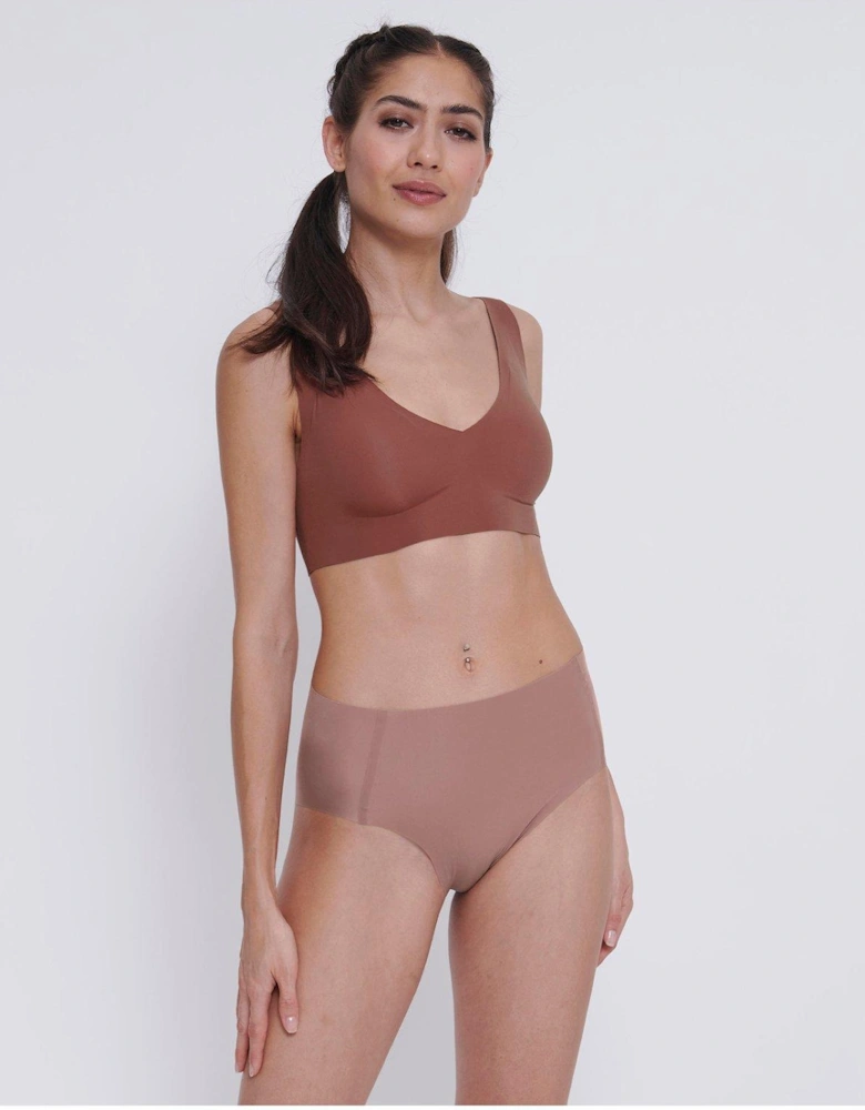 ZERO Feel 2.0 High Waist Briefs - Cacao Brown