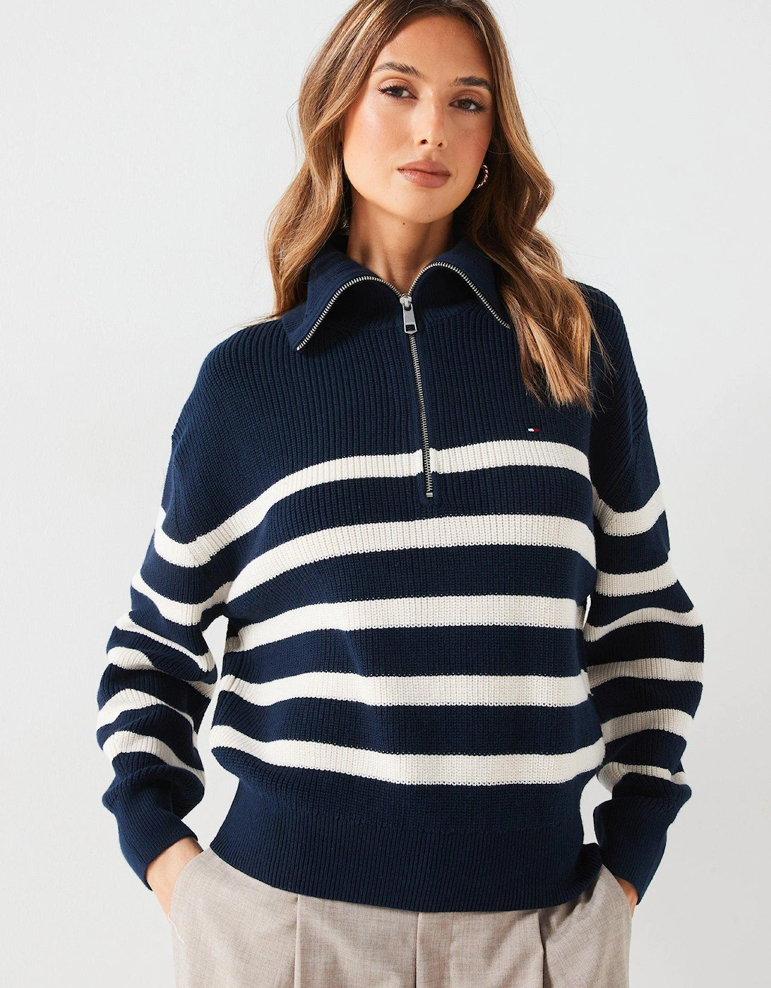 1/2 Zip Knitted Jumper - Multi, 5 of 4