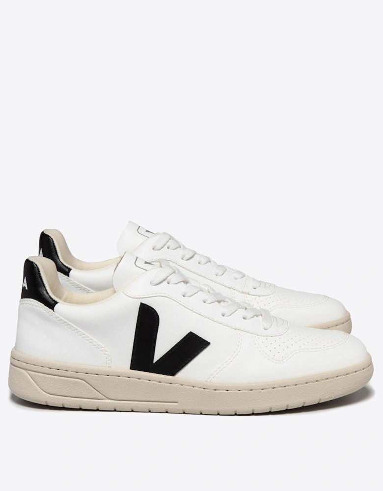 Womens V-10 Trainers - White/Black