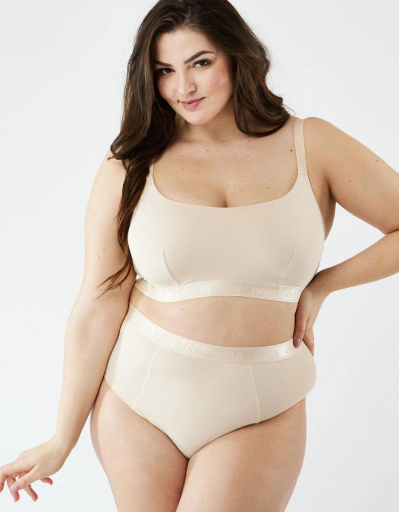 Control High Waist Brief - Light Beige