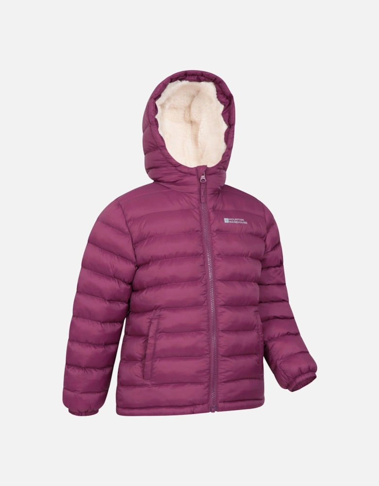 Childrens/Kids Seasons Faux Fur Lined Padded Jacket