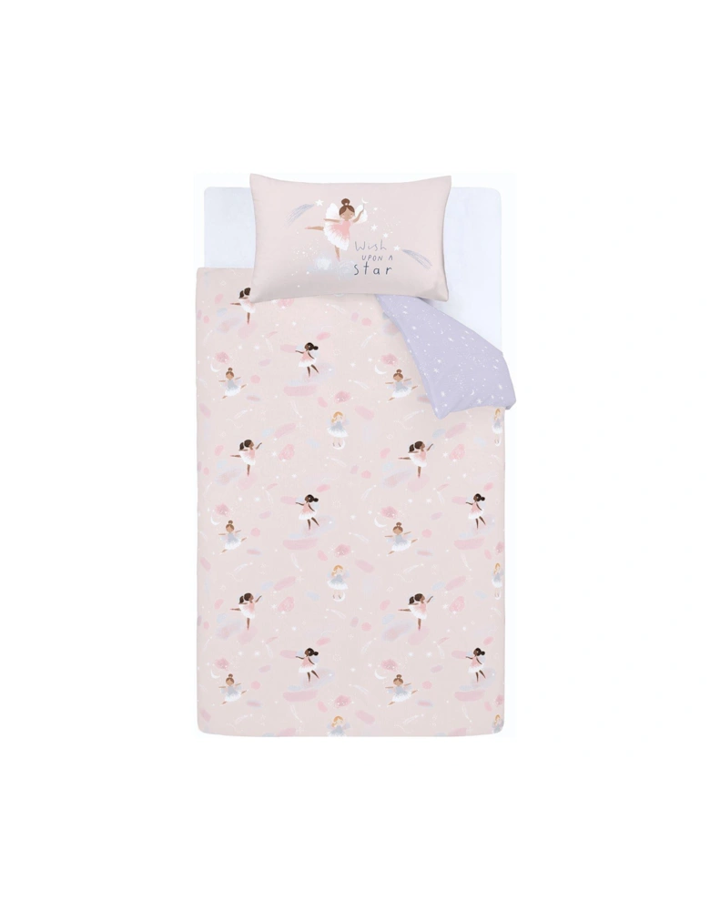 Dancing Fairies Duvet Cover Set - Pink