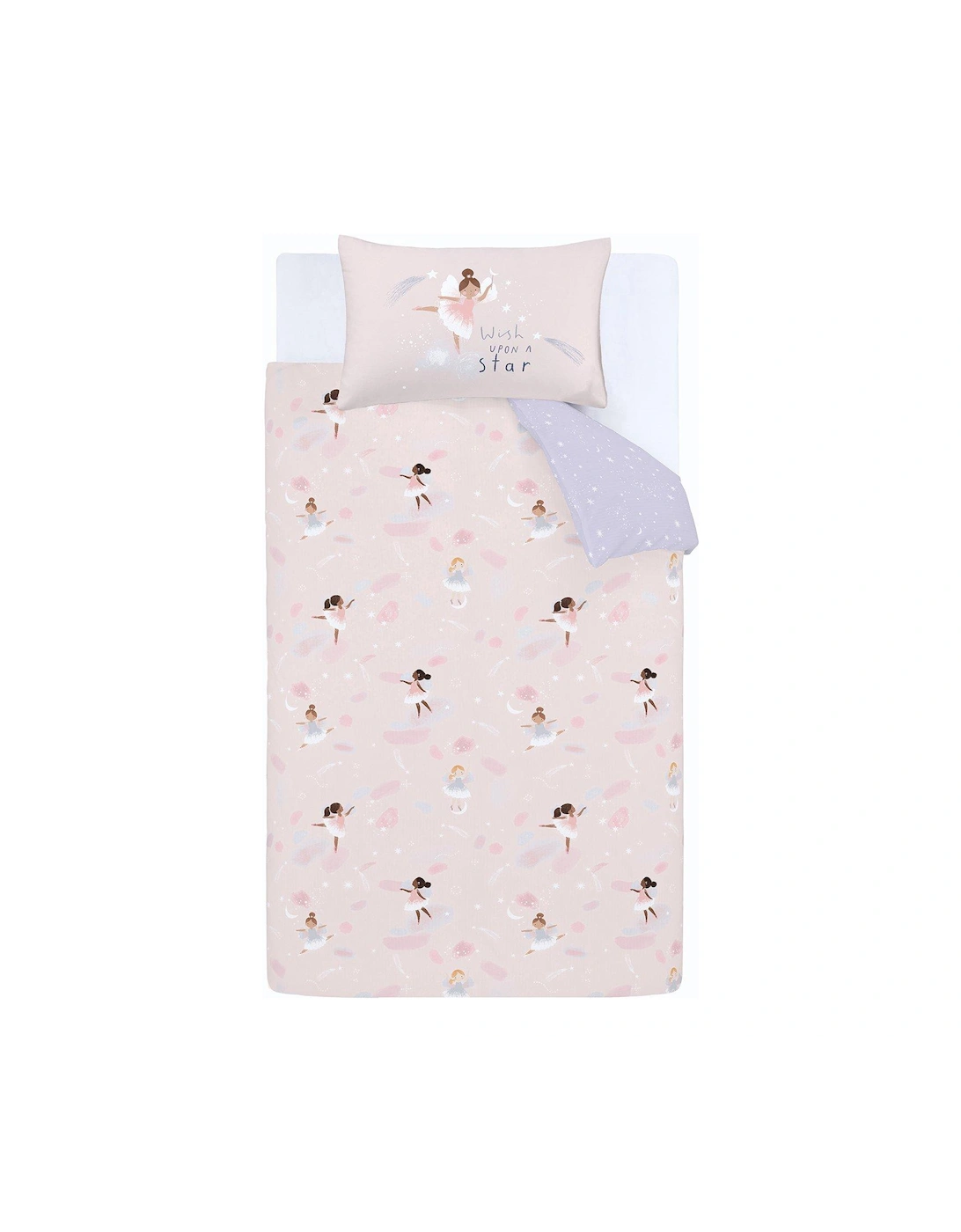 Dancing Fairies Duvet Cover Set - Pink