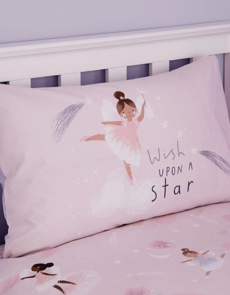 Dancing Fairies Duvet Cover Set - Pink