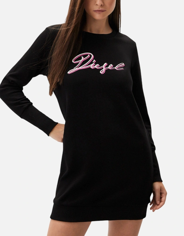 D-YVONNE Womens Sweatshirts Crew Neck Long Sleeve Soft Cotton Sweat Dress