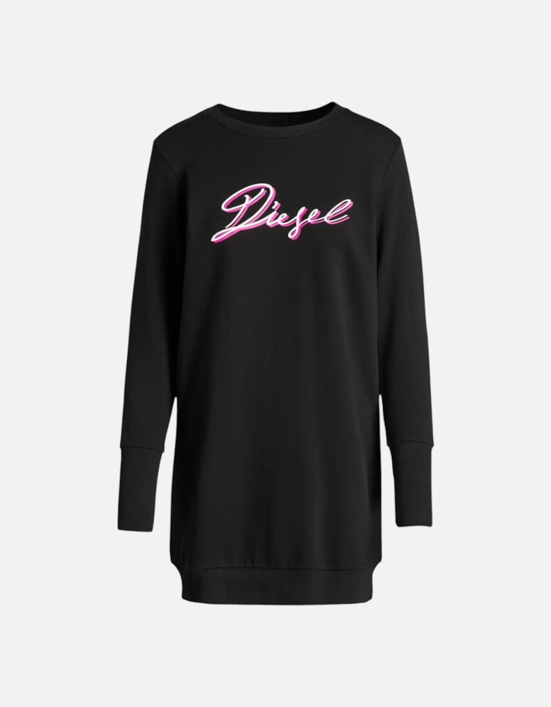 D-YVONNE Womens Sweatshirts Crew Neck Long Sleeve Soft Cotton Sweat Dress