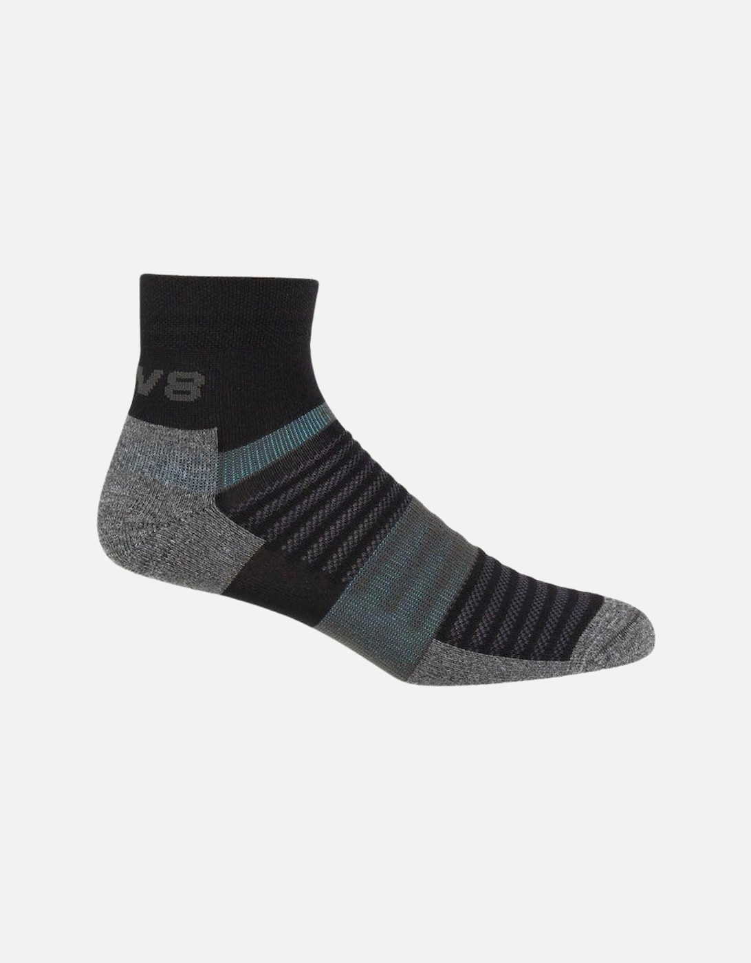 Active Mid Sock - Black, 7 of 6