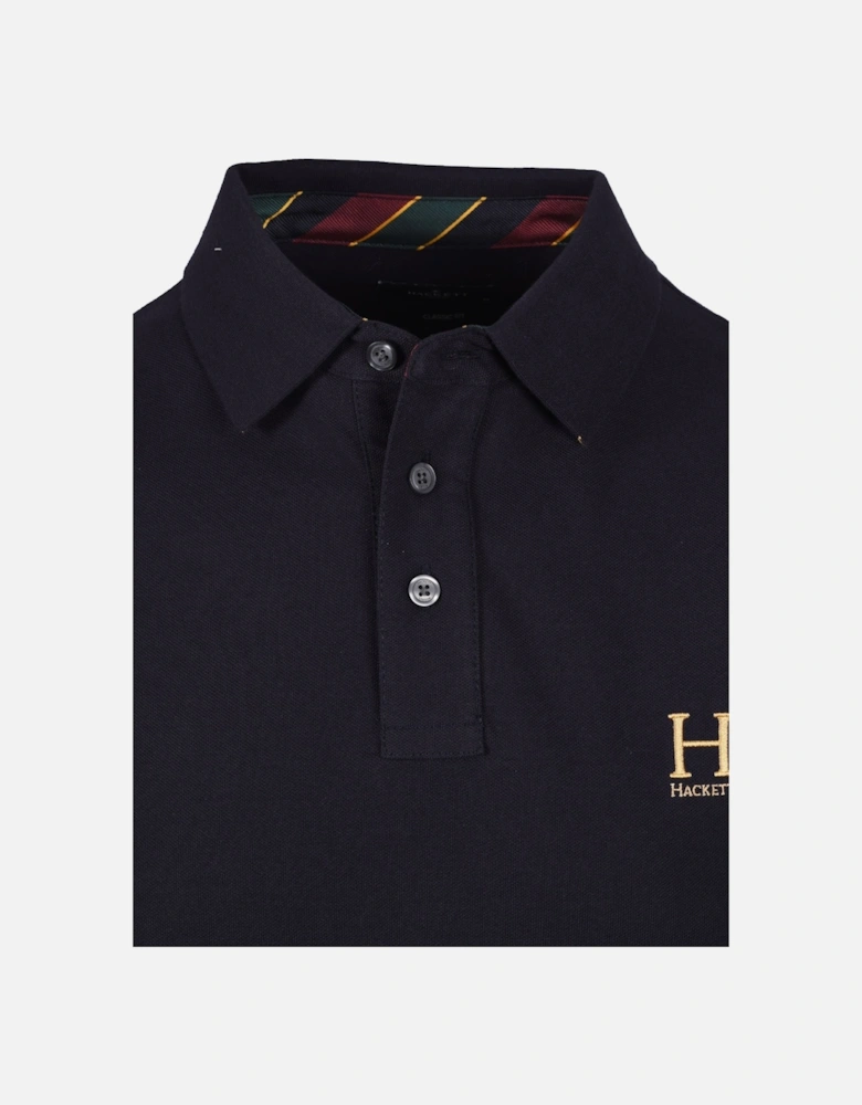 H Logo Polo Midnight Blue