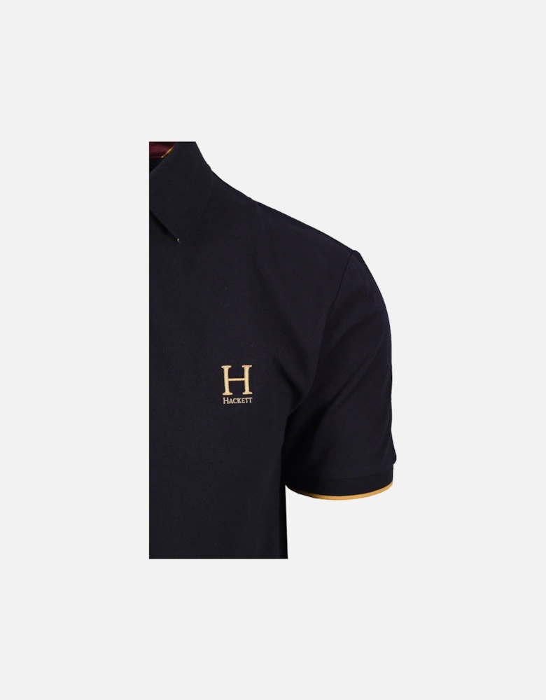 H Logo Polo Midnight Blue