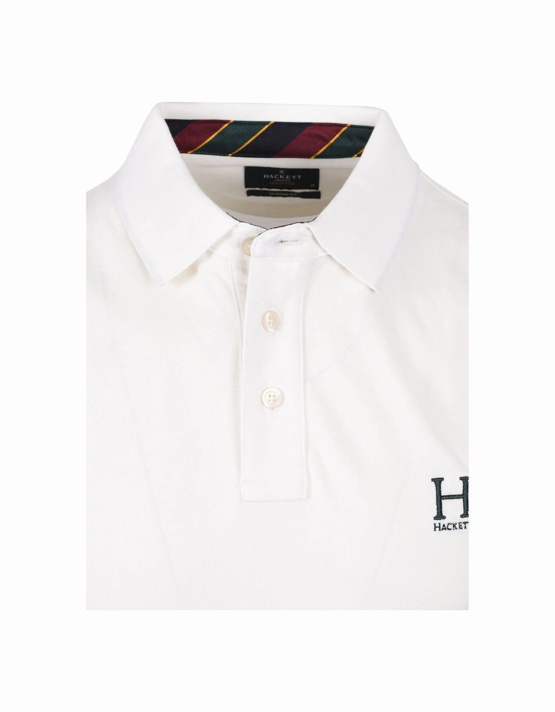 H Logo Polo Winter White