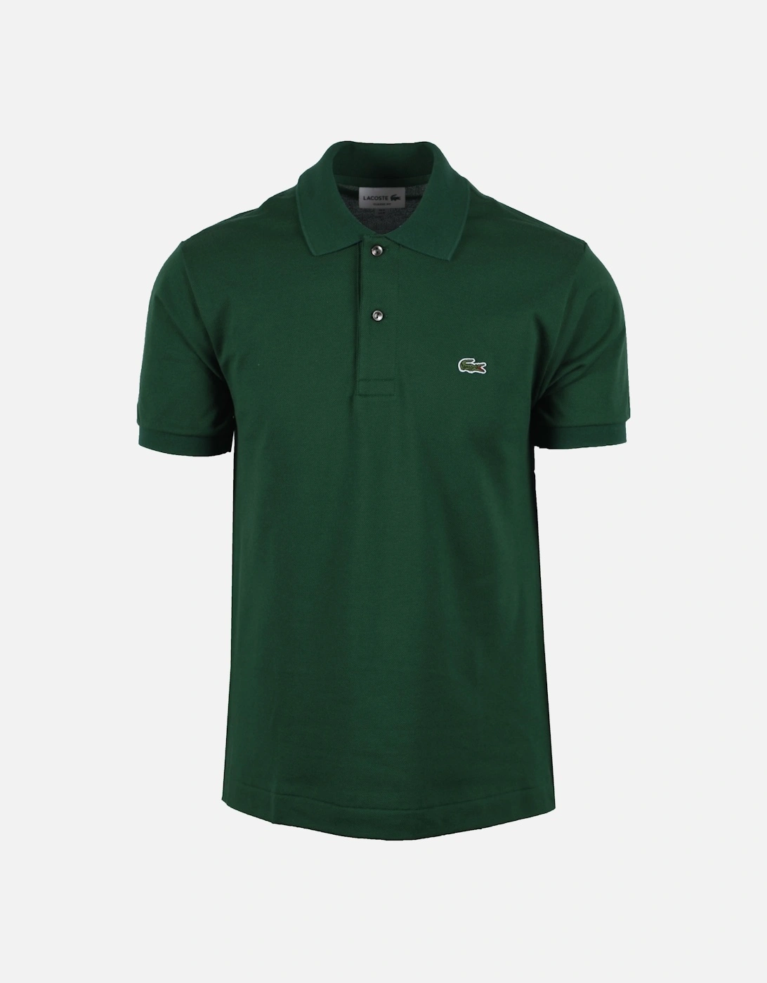 L.12.12 Piqué Cotton Polo Shirt Green, 4 of 3