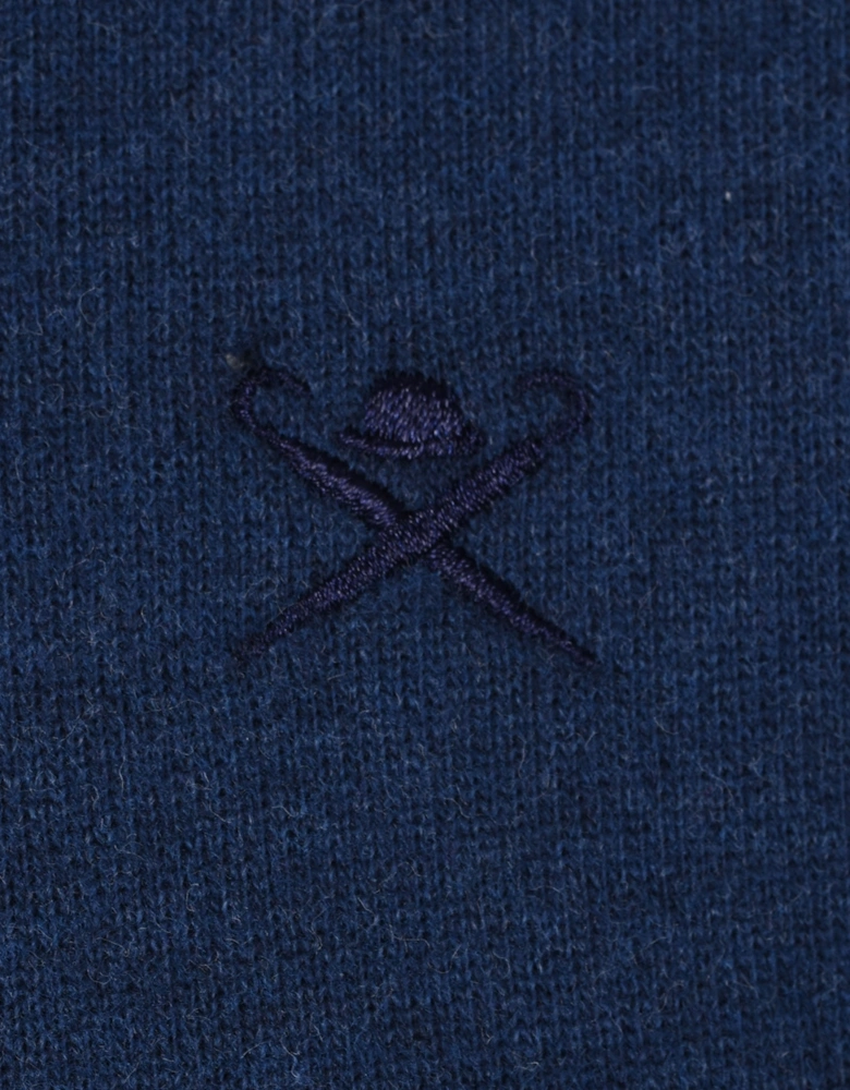 Woven Trim Rugby Ink Blue