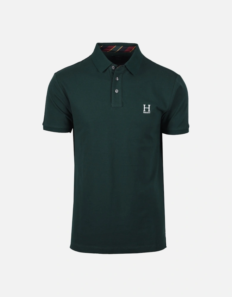 H Logo Polo Forrest Night Green