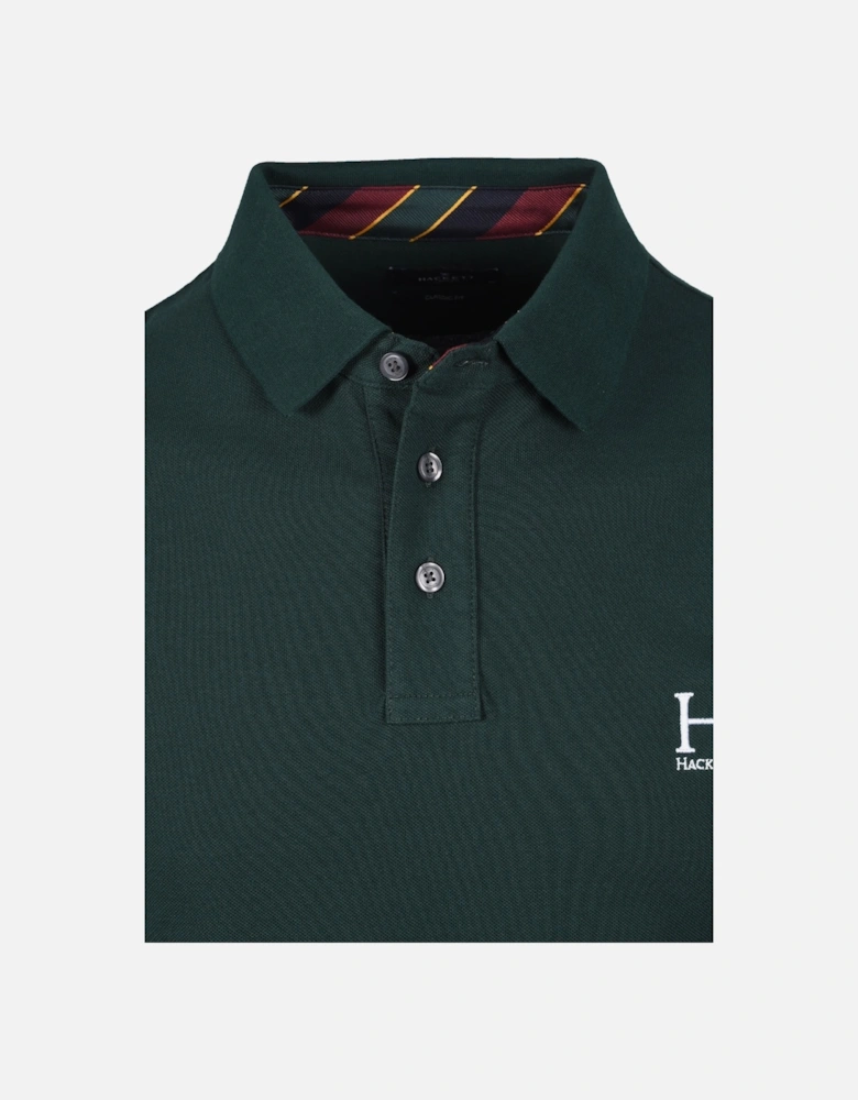 H Logo Polo Forrest Night Green