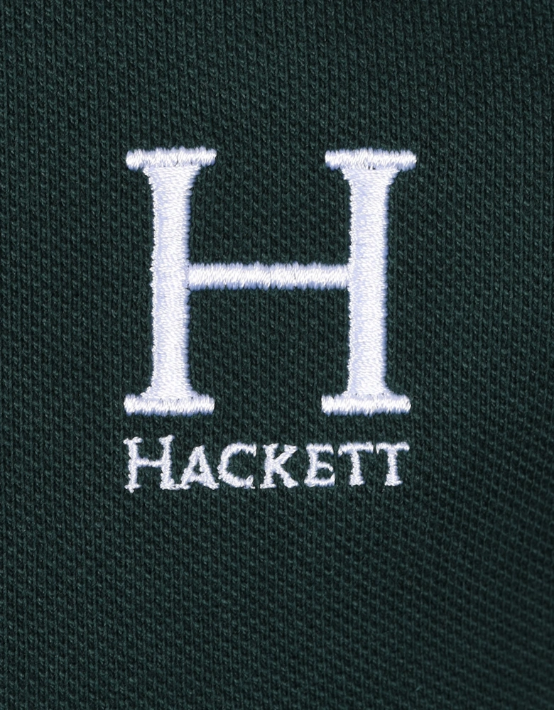 H Logo Polo Forrest Night Green