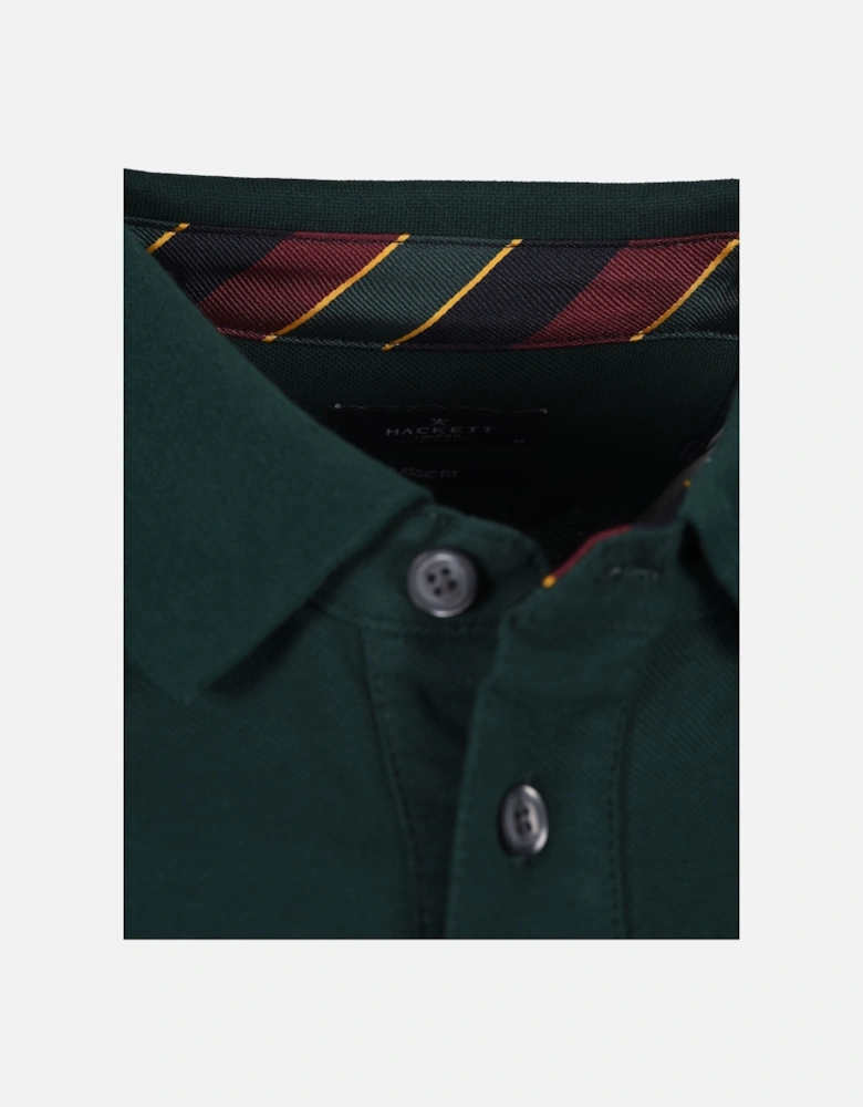 H Logo Polo Forrest Night Green