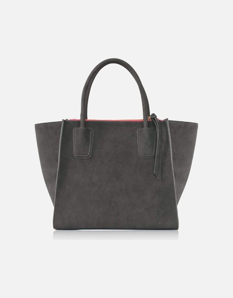 Demi Grey Vegan Winged Tote Bag