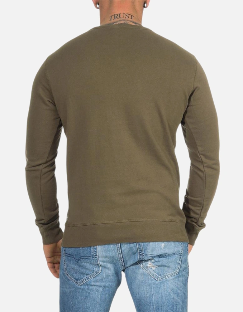 UMLT WILLY Mens Sweatshirt Long Sleeve Pullover Jumper Cotton Lounge Wear