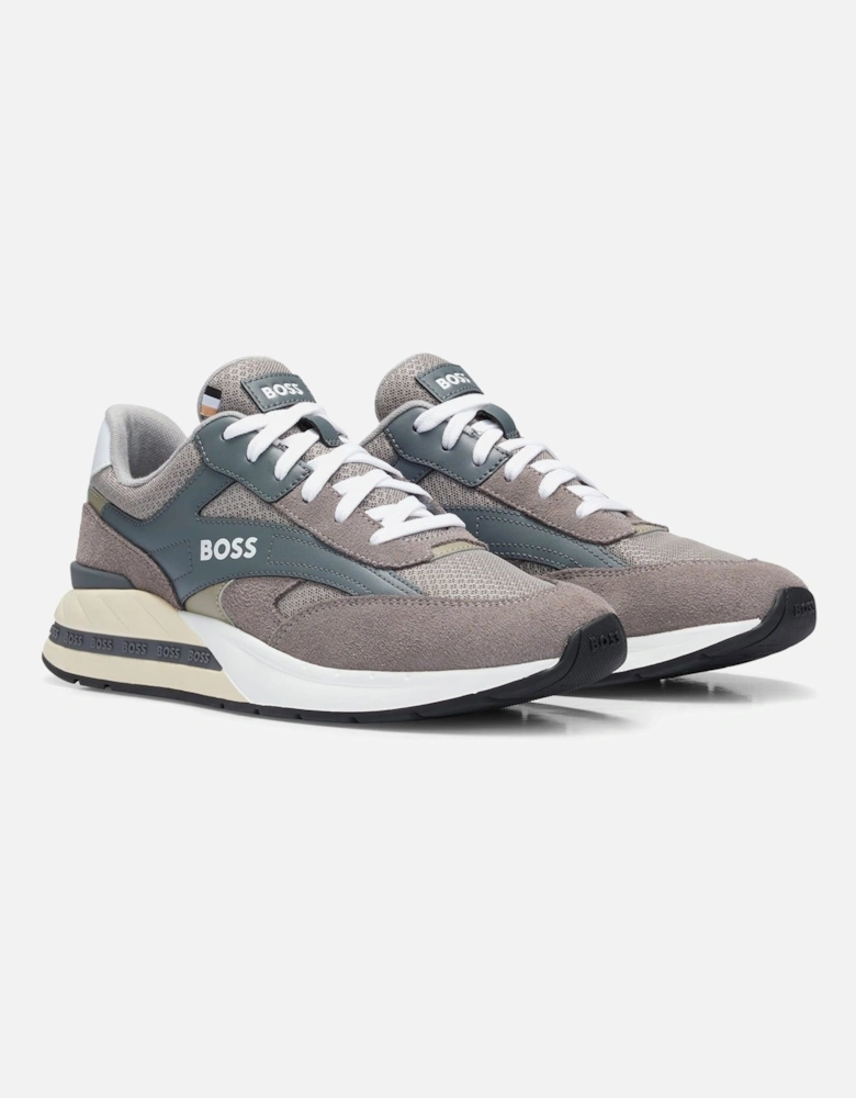 Boss Kurt Runner sdme Trainers - Medium Grey