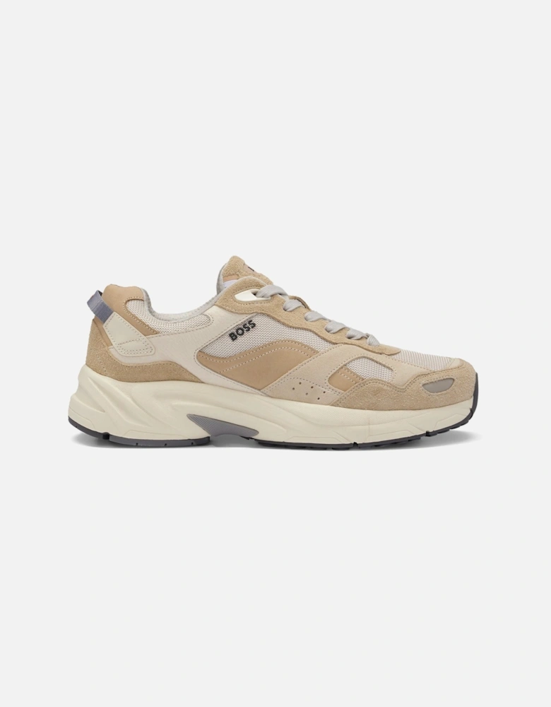 Boss Levitt Runn hsdny Trainers - Beige / Off White