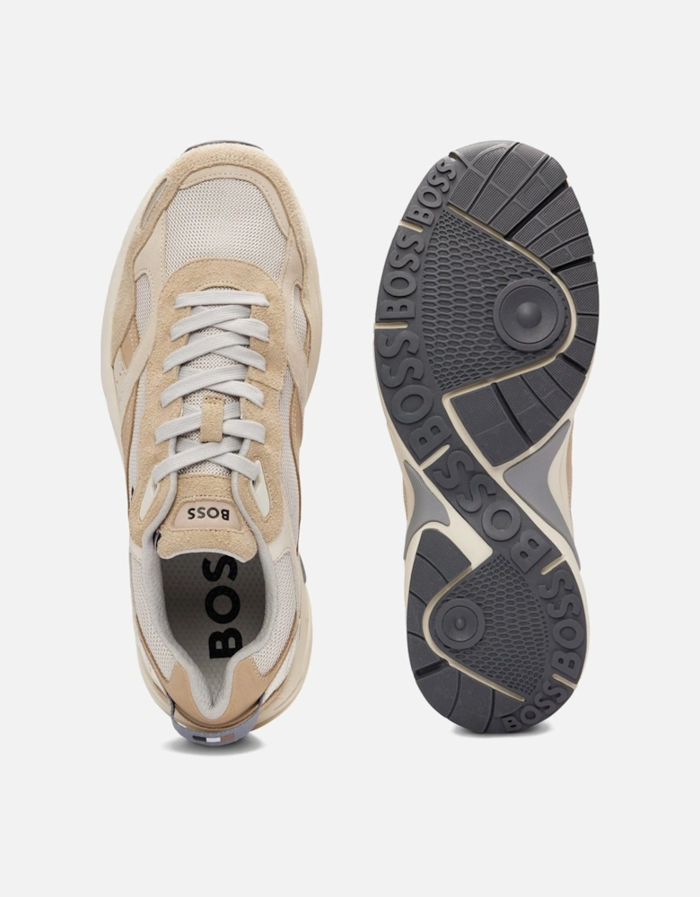 Boss Levitt Runn hsdny Trainers - Beige / Off White