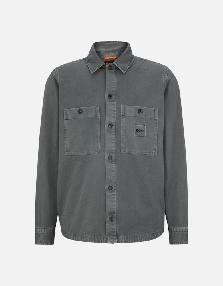 Boss Locky 1 Overshirt - Dark Grey