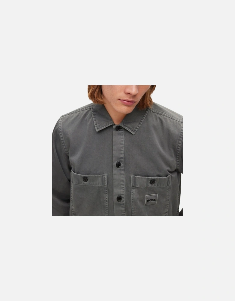 Boss Locky 1 Overshirt - Dark Grey