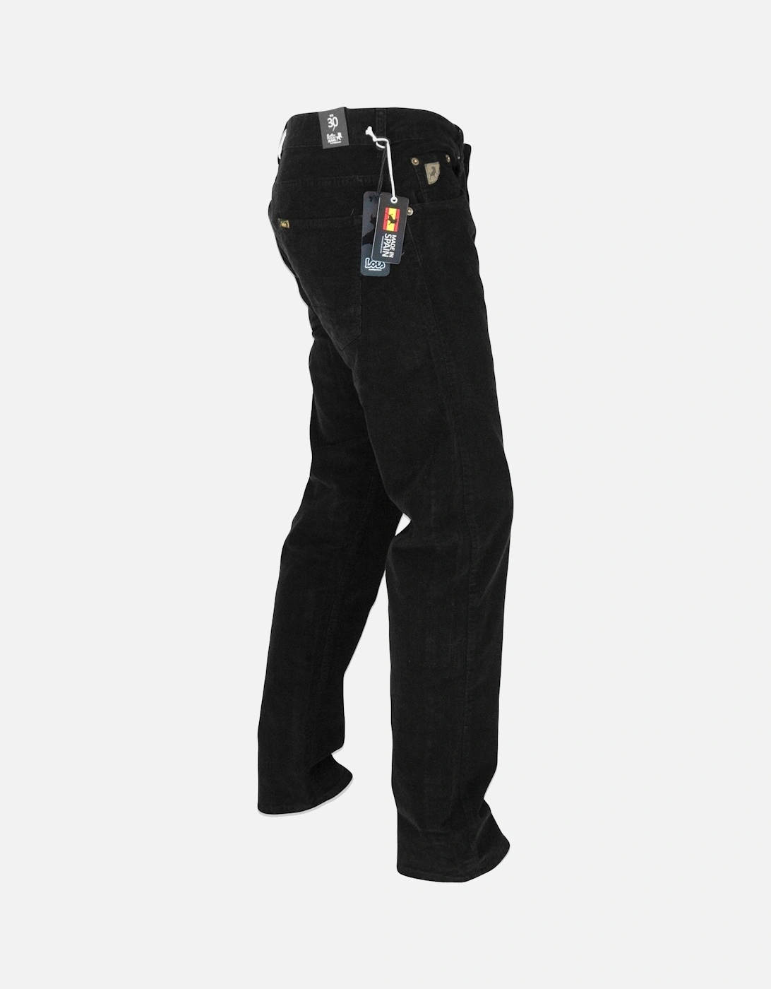 Sierra Needle Cord Trousers - Black