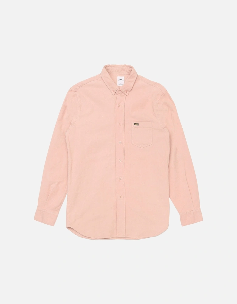 Thomas R Needle Cord Shirt - Rose Dust