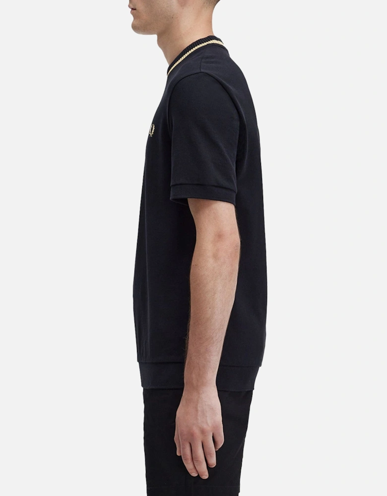 Crew Neck Pique T-Shirt