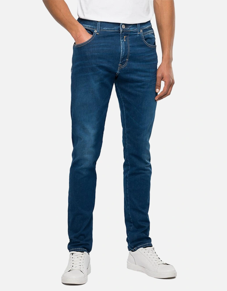 Hyperflex X-Lite Anbass Slim Fit Jeans - Ocean Blue Mid