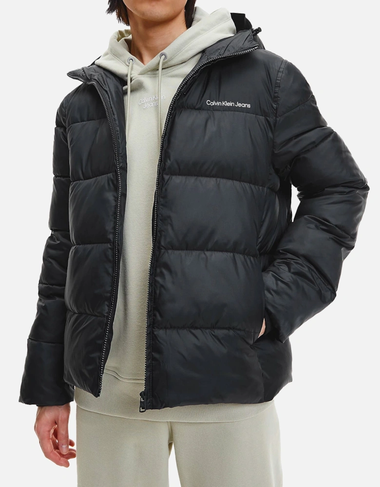 Recycled Polyester Padded Jacket - Black