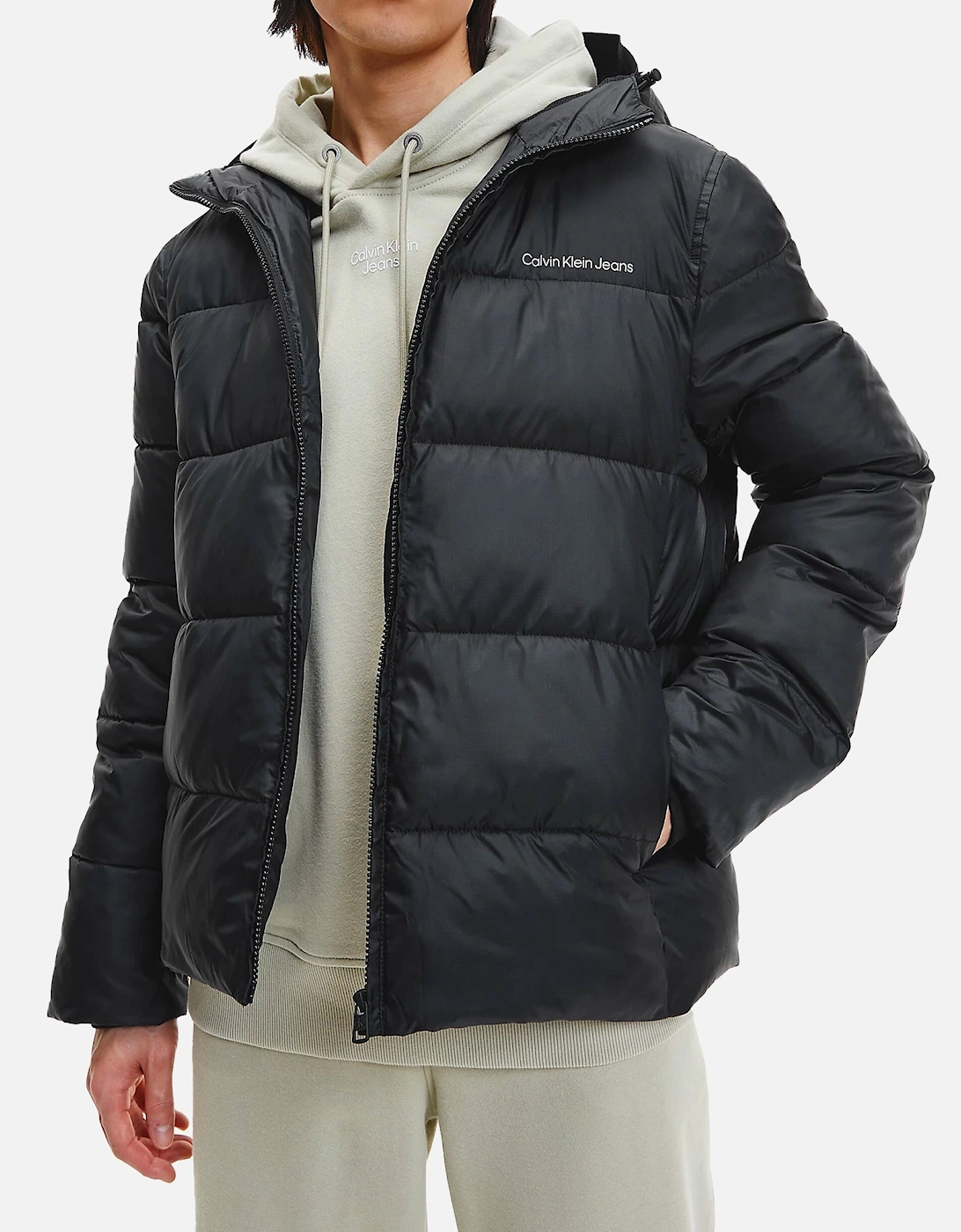 Recycled Polyester Padded Jacket - Black