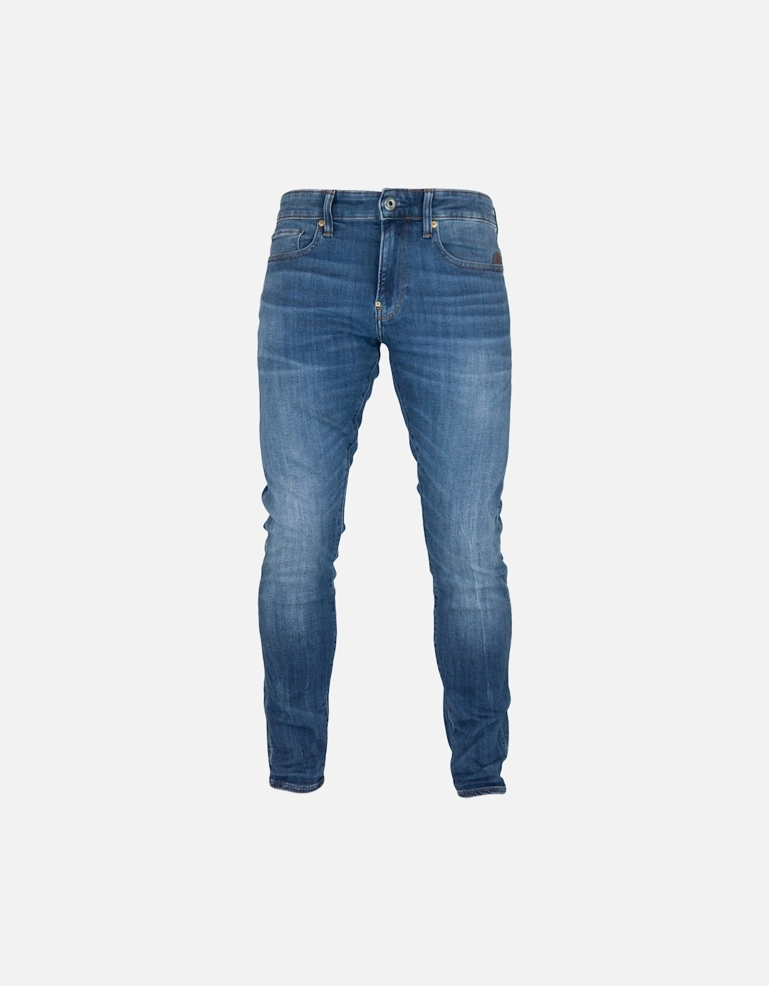 G-Star Men's Blue Revend Skinny Jeans - Elto Indigo Aged Superstretch - : 30/34 34/30