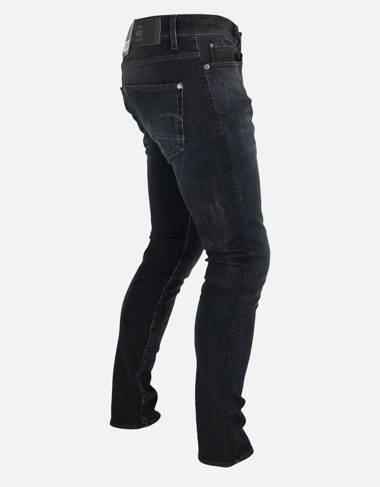 Revend Skinny Jeans - Elto Medium Aged Faded Black Superstretch