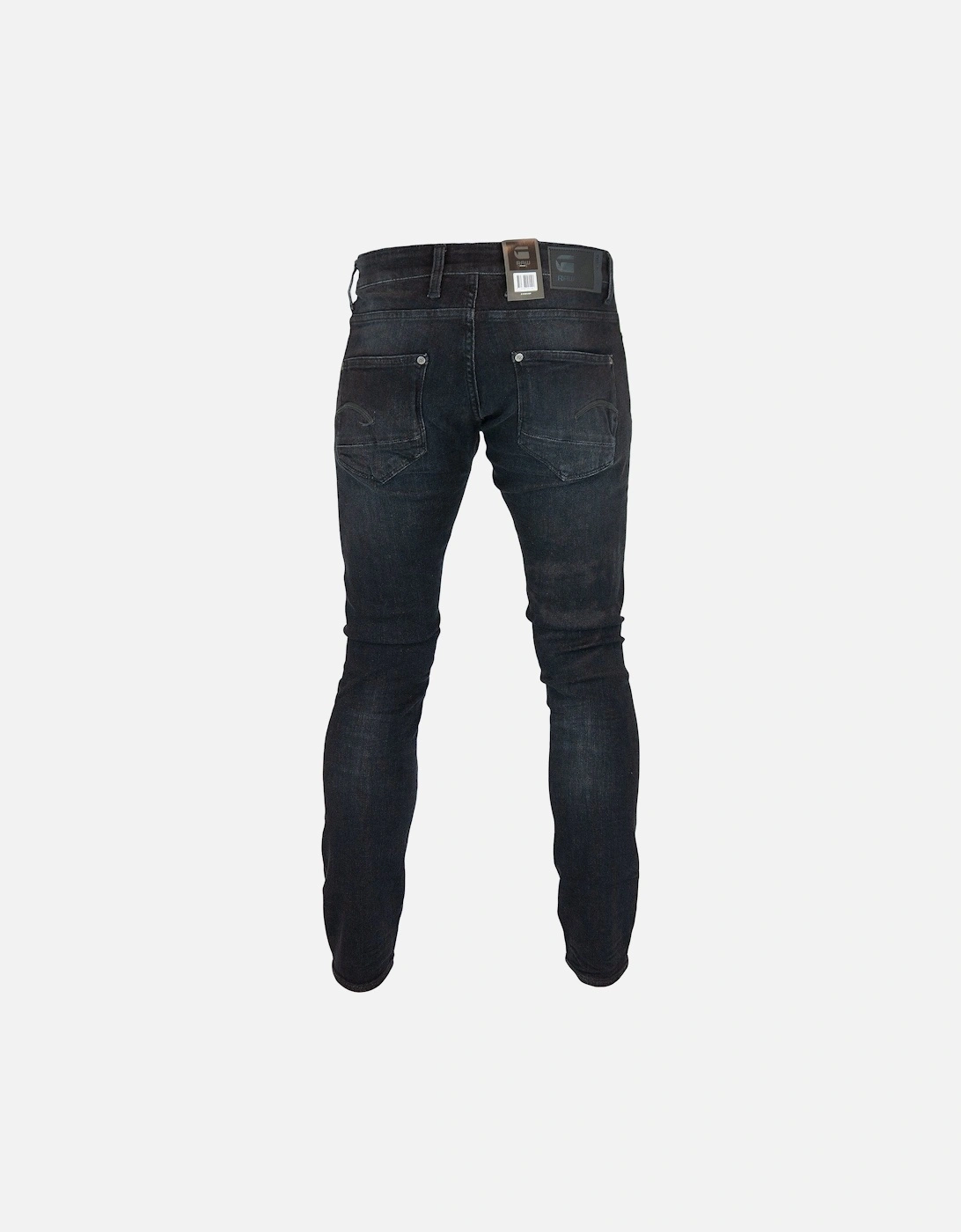 Revend Skinny Jeans - Elto Medium Aged Faded Black Superstretch