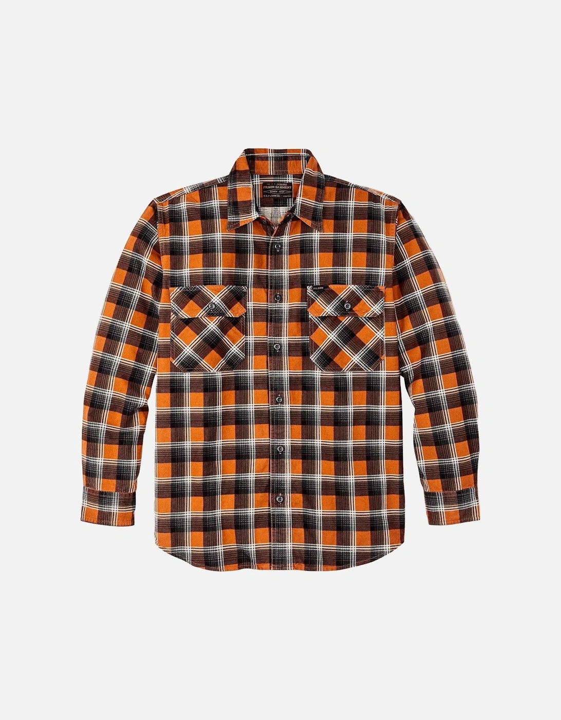 Field Flannel Shirt - Amber Rust / Grey Plaid, 6 of 5