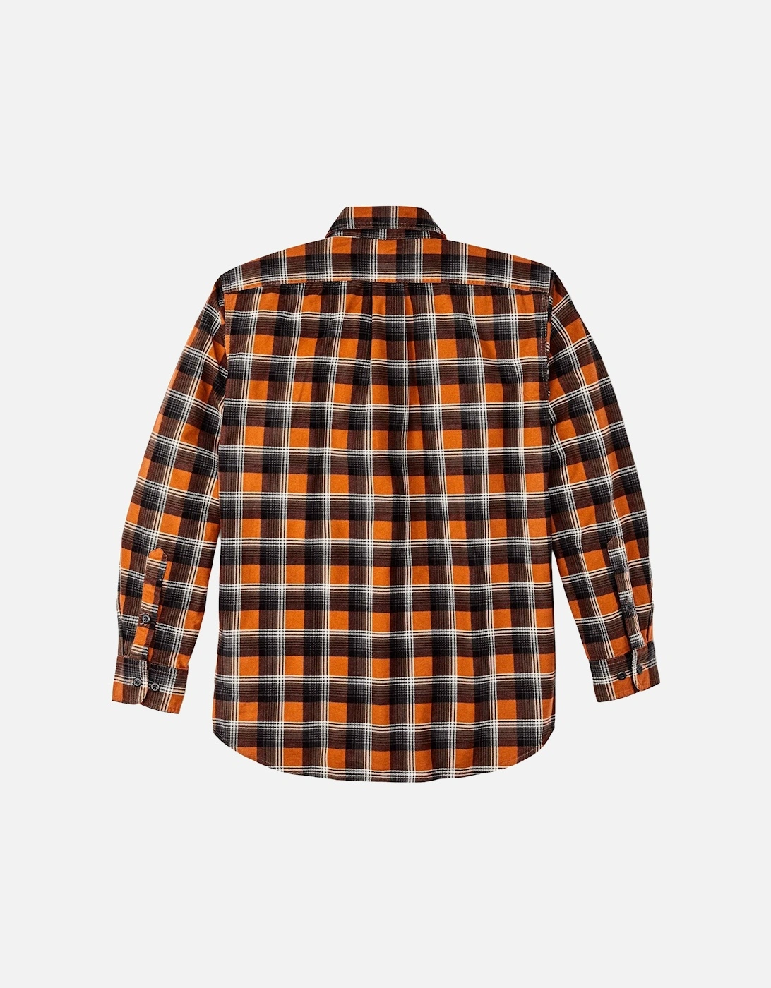 Field Flannel Shirt - Amber Rust / Grey Plaid