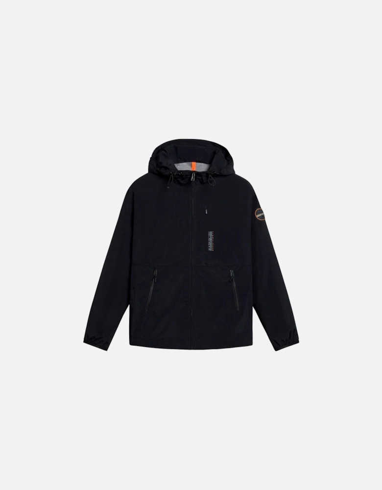 A-Tundra Hooded Jacket - Black