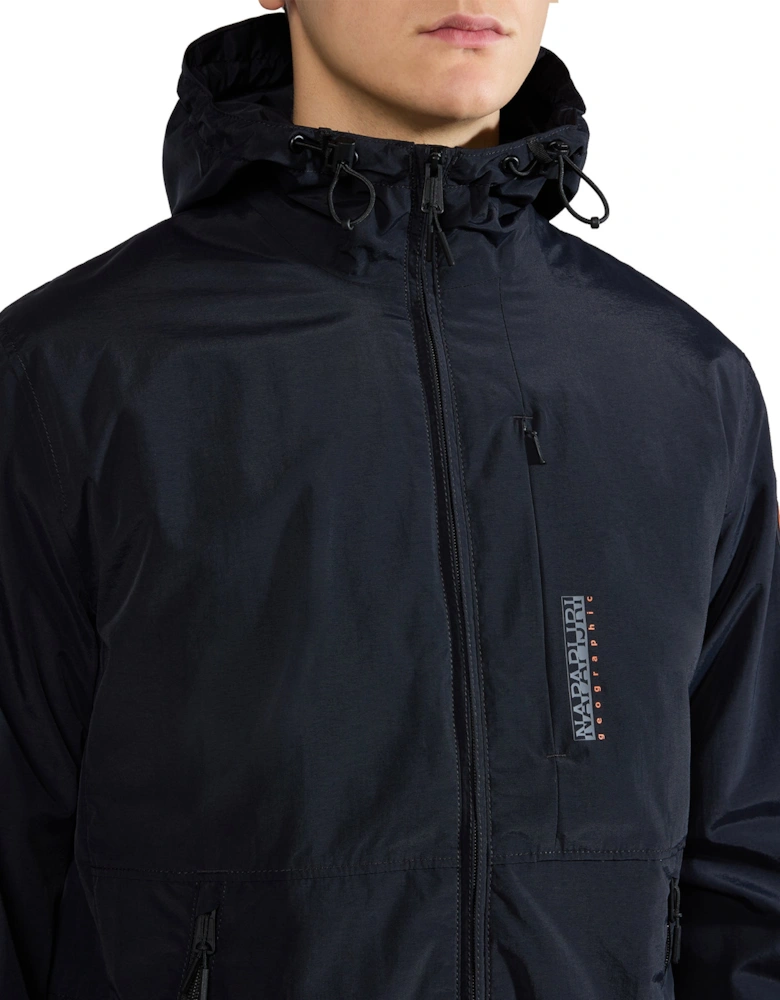 A-Tundra Hooded Jacket - Black