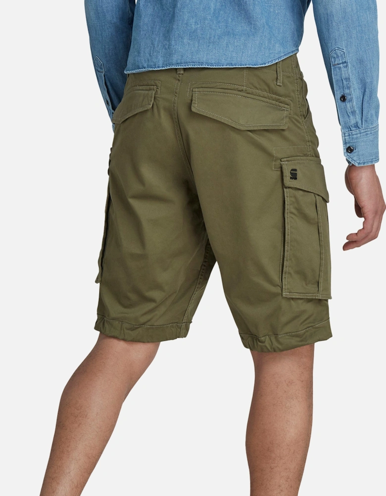 Rovic Zip Relaxed Cargo Shorts - Sage