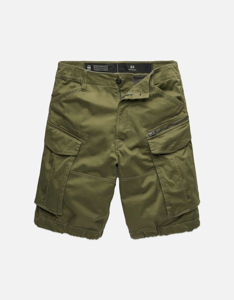 Rovic Zip Relaxed Cargo Shorts - Sage