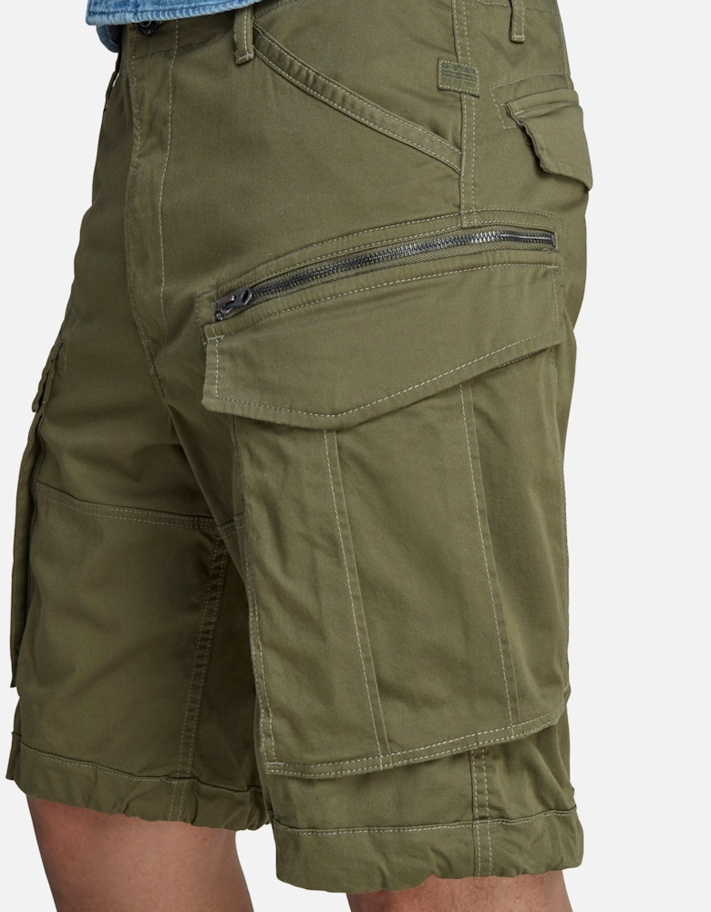 Rovic Zip Relaxed Cargo Shorts - Sage