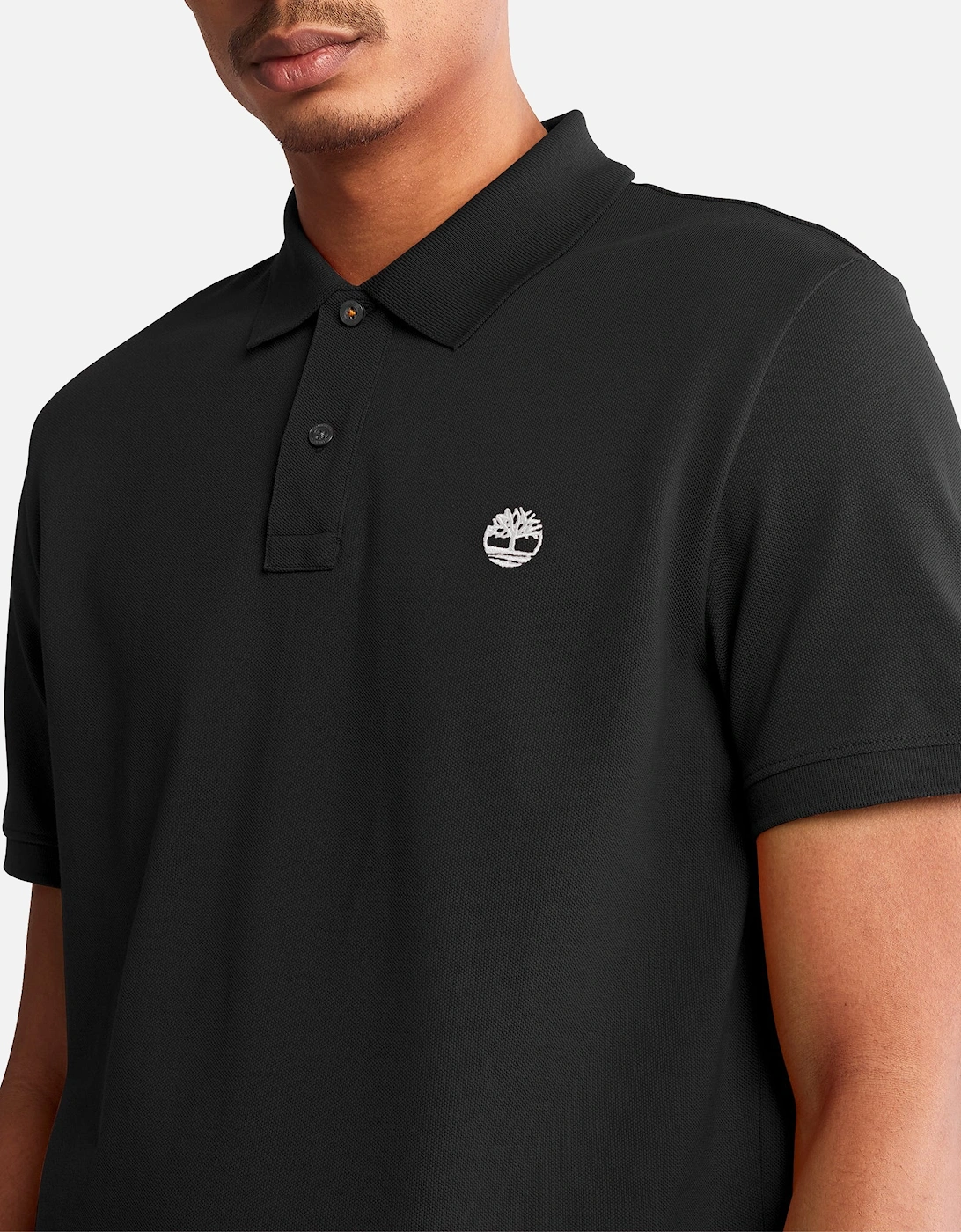 Millers River Pique Polo - Black