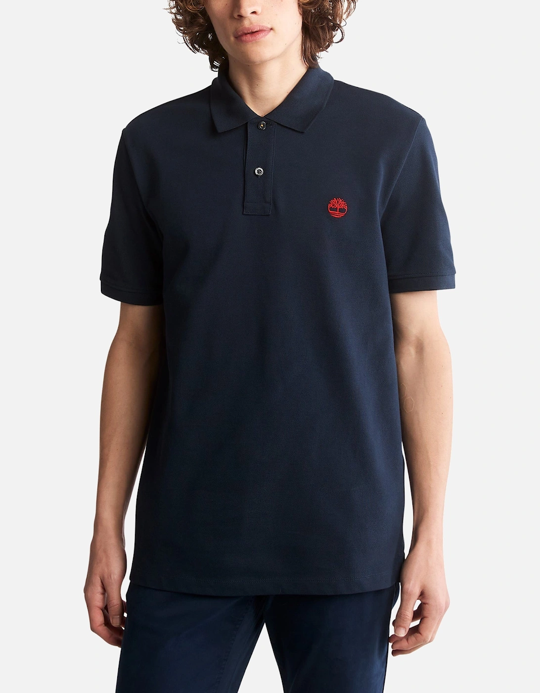 Millers River Pique Polo - Dark Sapphire